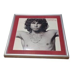 Custom Framed Print "The Best Of The Doors" Cover Shirtless Jim Morrison 15.5"